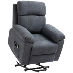 Fotoliu-recliner Homcom 713-097 (Dark Grey) Thumb