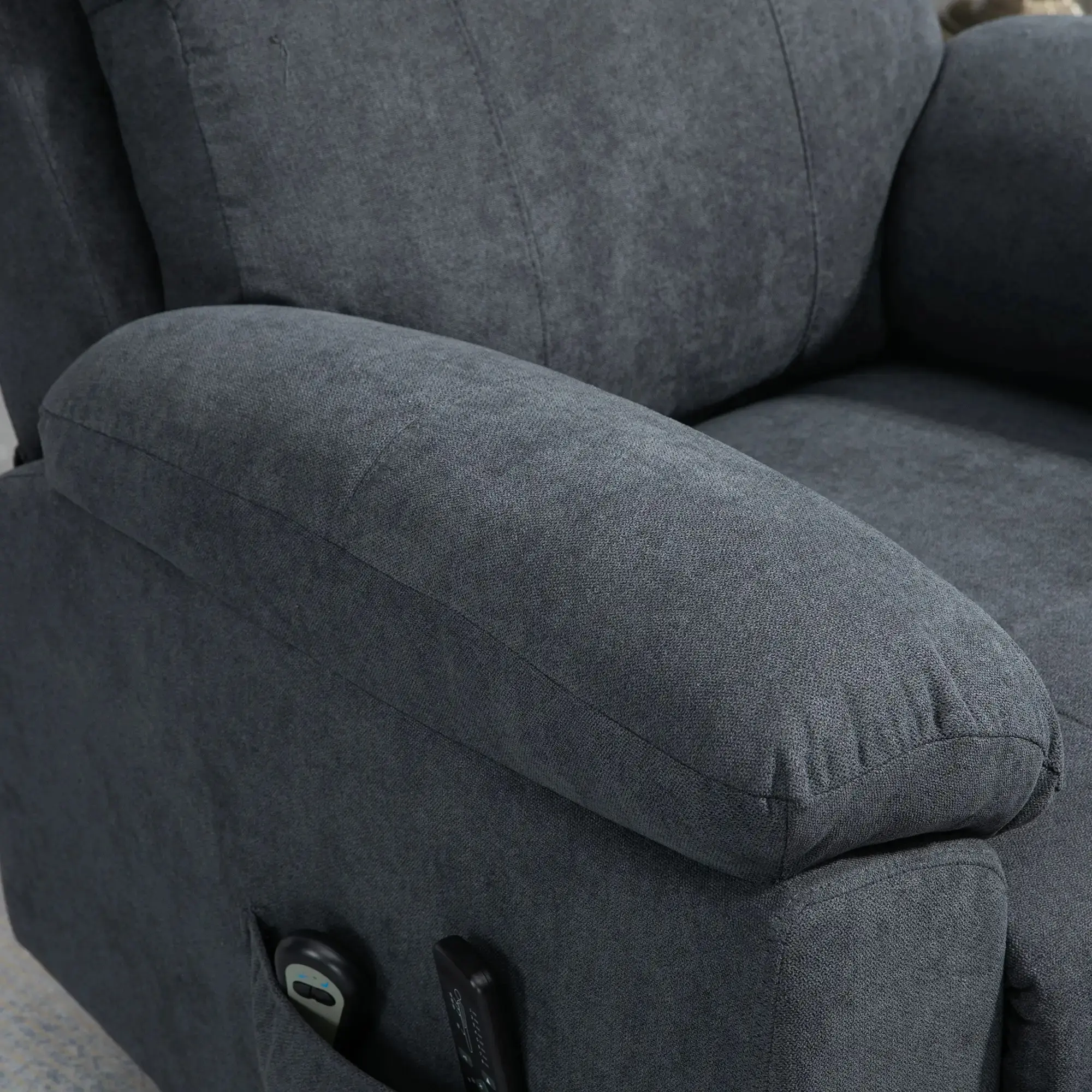 Fotoliu-recliner Homcom 713-097 (Dark Grey) - 7