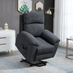 Fotoliu-recliner Homcom 713-097 (Dark Grey) Thumb