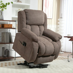 Fotoliu-recliner Homcom 713-173V90LR (Brown)
