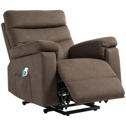 Fotoliu-recliner Homcom 713-186V91DR (Brown) Thumb