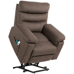 Fotoliu-recliner Homcom 713-186V91DR (Brown)
