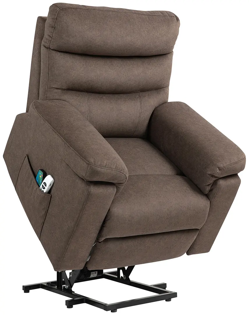 Fotoliu-recliner Homcom 713-186V91DR (Brown)
