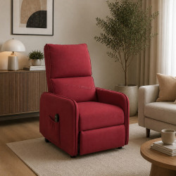 Fotoliu-recliner Homcom 713-191V90WR (Red)