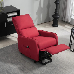 Fotoliu-recliner Homcom 713-191V90WR (Red) Thumb