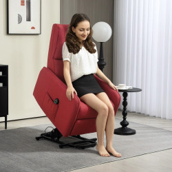 Fotoliu-recliner Homcom 713-191V90WR (Red) Thumb