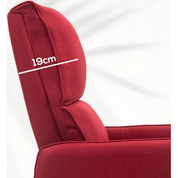 Fotoliu-recliner Homcom 713-191V90WR (Red) Thumb
