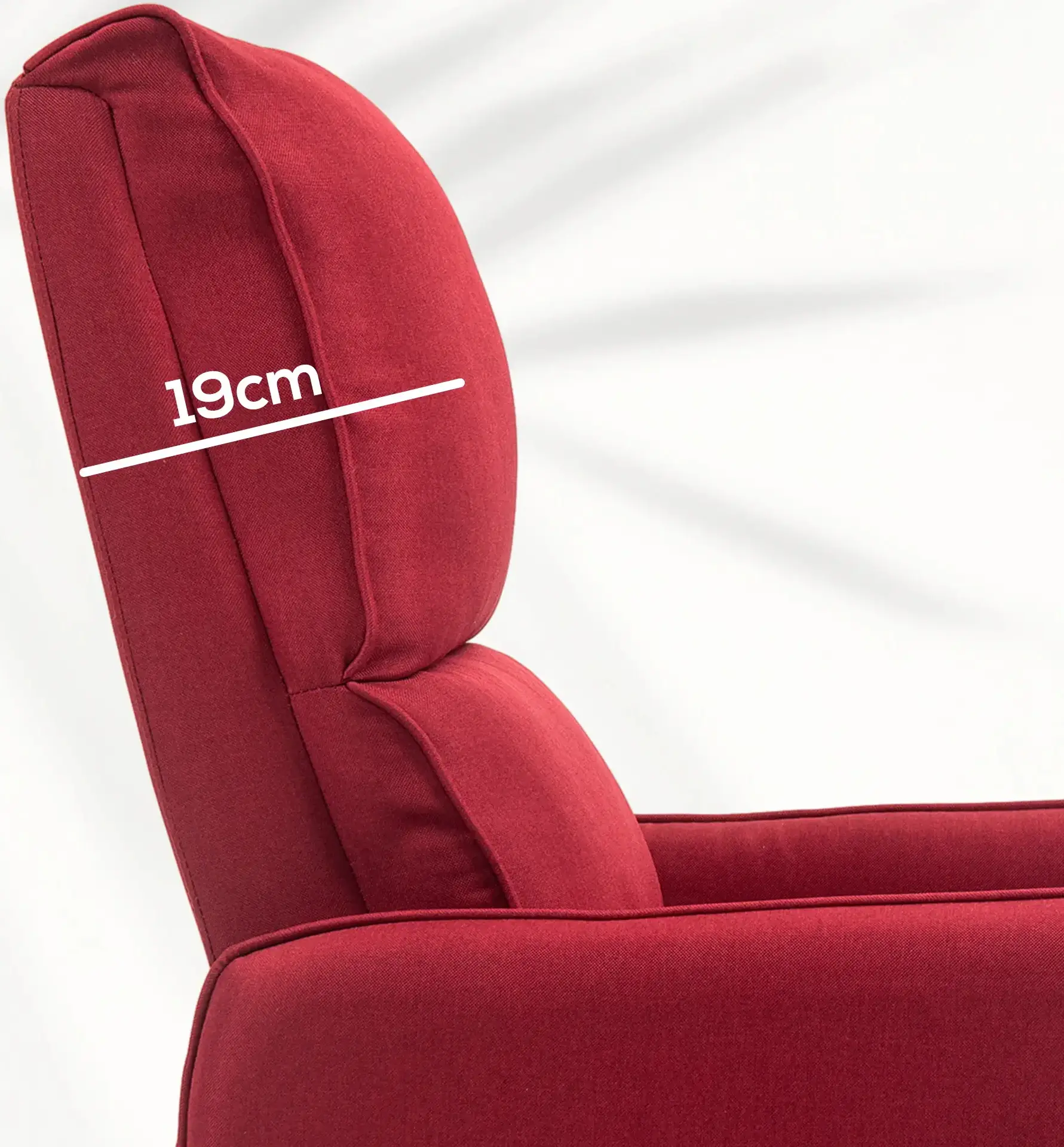 Fotoliu-recliner Homcom 713-191V90WR (Red) - 8