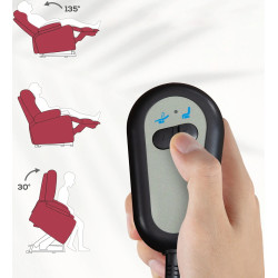 Fotoliu-recliner Homcom 713-191V90WR (Red) Thumb