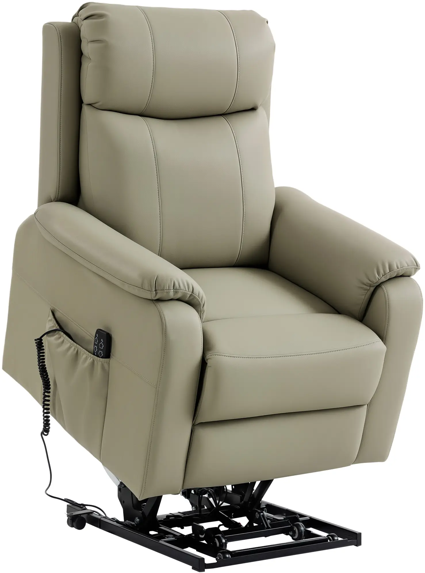 Кресло-реклайнер Homcom 713-205V90CW (Cream) - 3