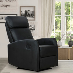Fotoliu-recliner Homcom 833-384BK (Black)