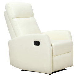 Fotoliu-recliner Homcom 833-384WT (Cream) Thumb
