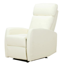Fotoliu-recliner Homcom 833-384WT (Cream) Thumb