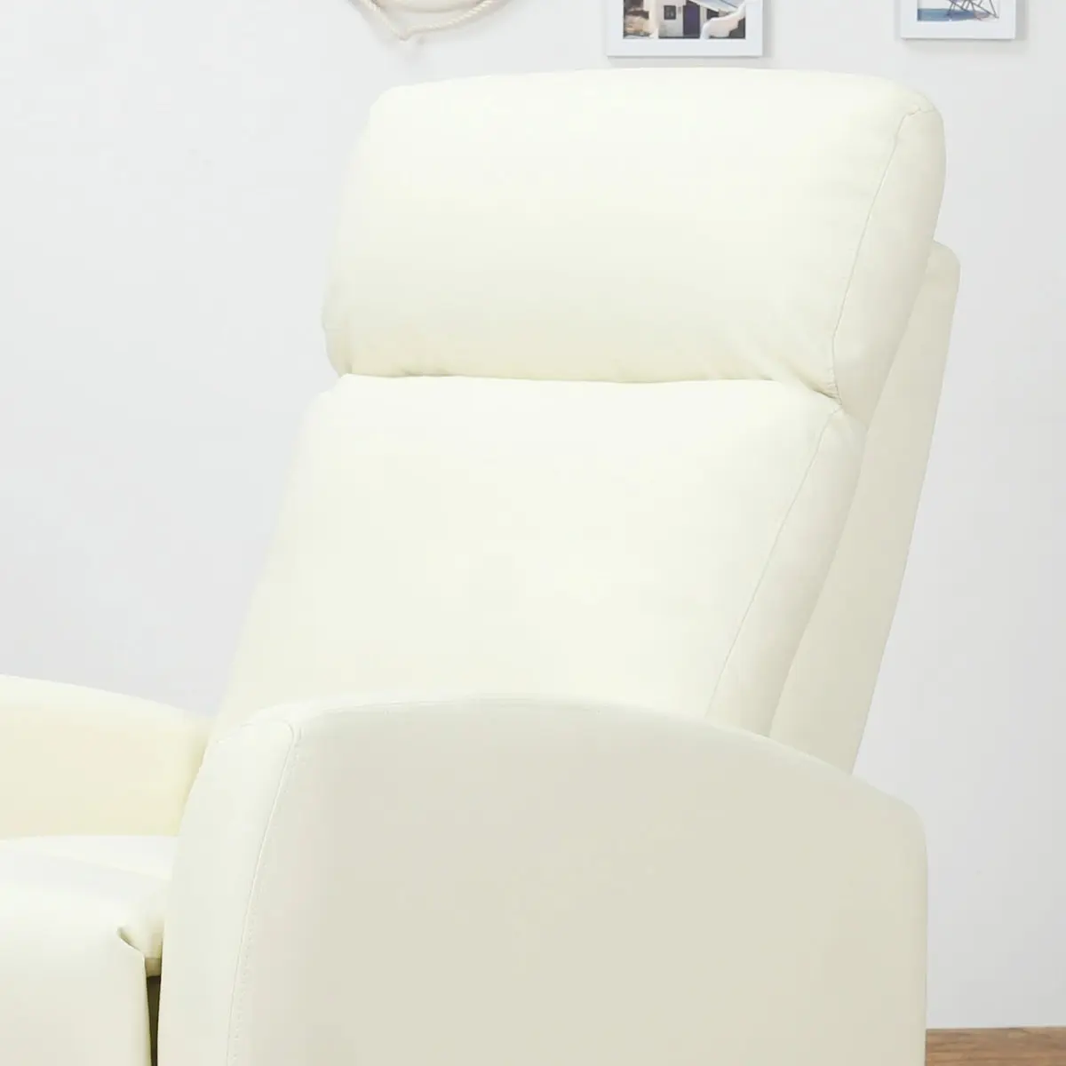 Fotoliu-recliner Homcom 833-384WT (Cream) - 5