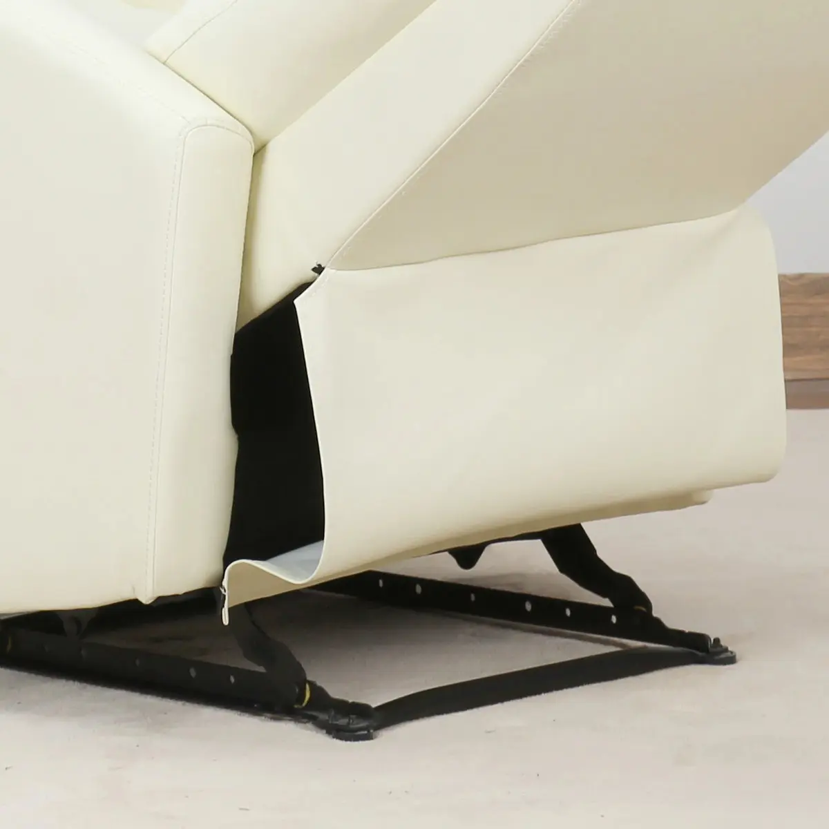 Fotoliu-recliner Homcom 833-384WT (Cream) - 7