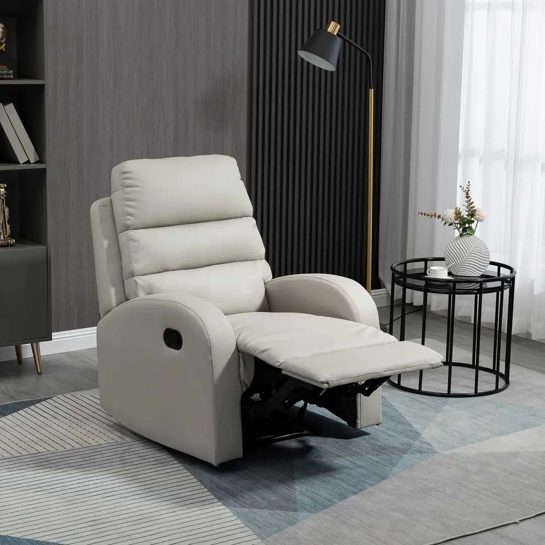 Кресло-реклайнер Homcom 833-456V00LG 80x90x102 cm (Light Grey)