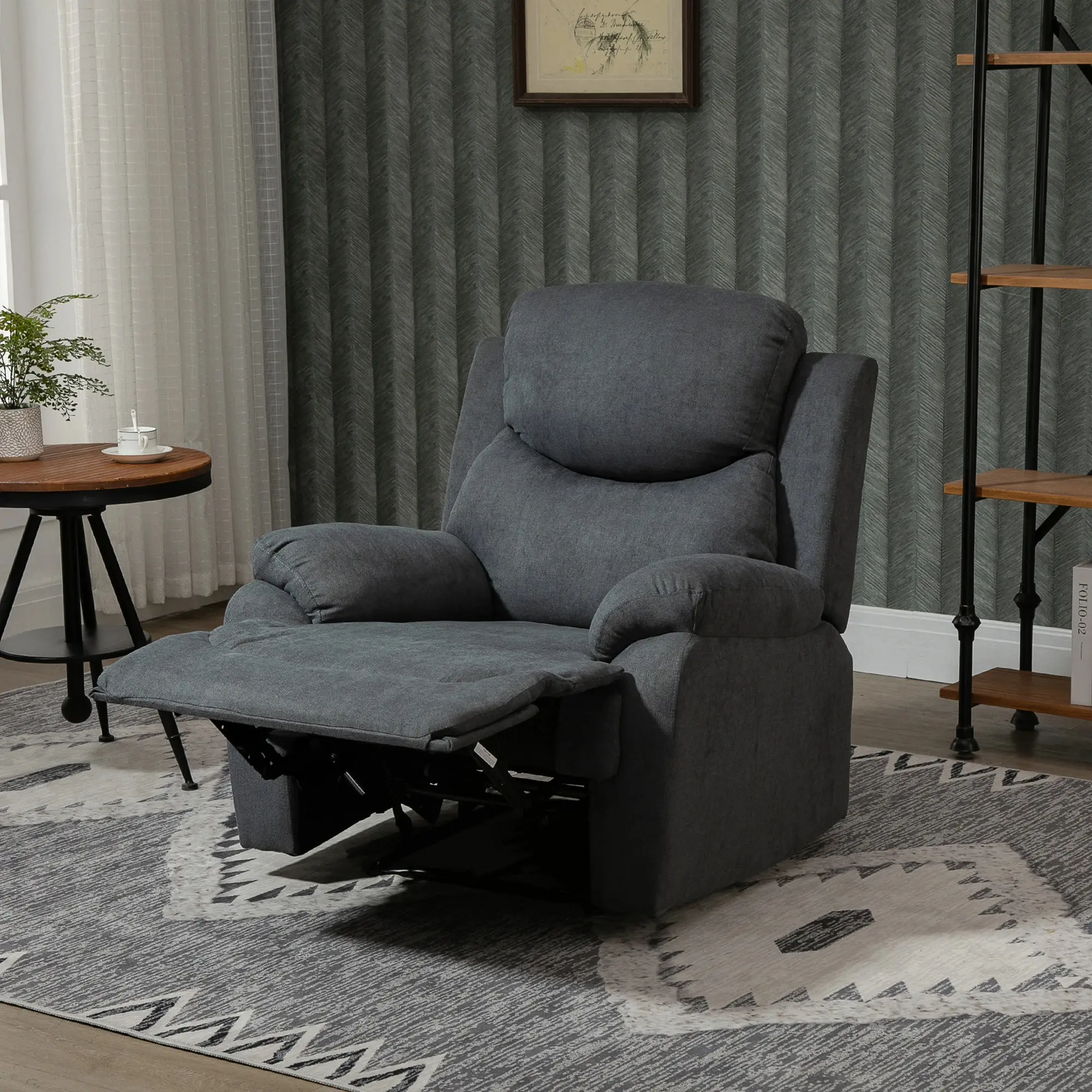 Fotoliu-recliner Homcom 833-852CG (Dark Grey) - 5