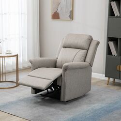 Fotoliu-recliner Homcom 839-571V00GY 78x96x102 cm (Grey) Thumb