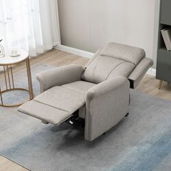 Fotoliu-recliner Homcom 839-571V00GY 78x96x102 cm (Grey) Thumb