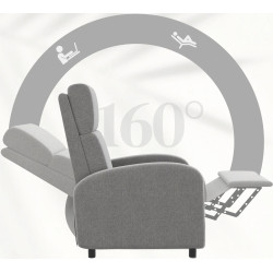 Кресло-реклайнер Homcom 839-811V00GY (Grey) Thumb