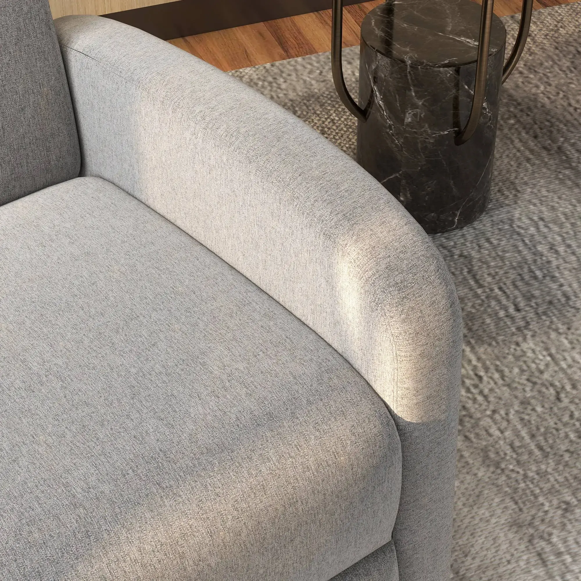 Кресло-реклайнер Homcom 839-811V00GY (Grey) - 8