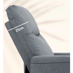 Кресло-реклайнер Homcom 839-965V00GY 72x83x103 cm (Grey) Thumb