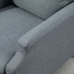 Кресло-реклайнер Homcom 839-965V00GY 72x83x103 cm (Grey) Thumb