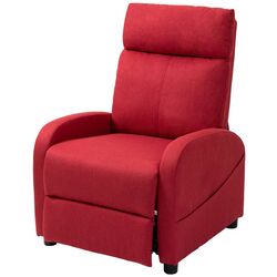 Fotoliu recliner Homcom 83B-032V80WR 69x85x100 cm (Red) Thumb