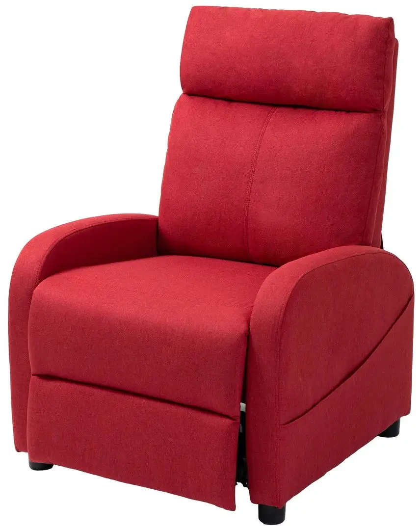 Fotoliu recliner Homcom 83B-032V80WR 69x85x100 cm (Red)