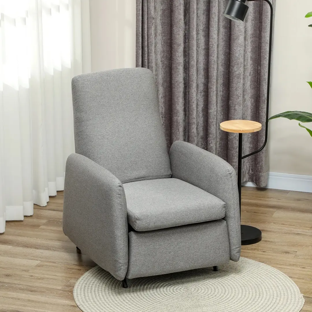 Fotoliu-recliner Homcom 83B-093V01GY (Grey)