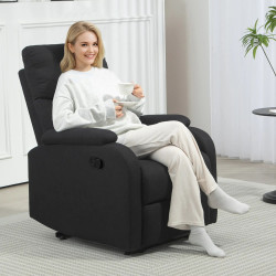 Fotoliu-recliner Homcom 83B-256V00BK (Black) Thumb