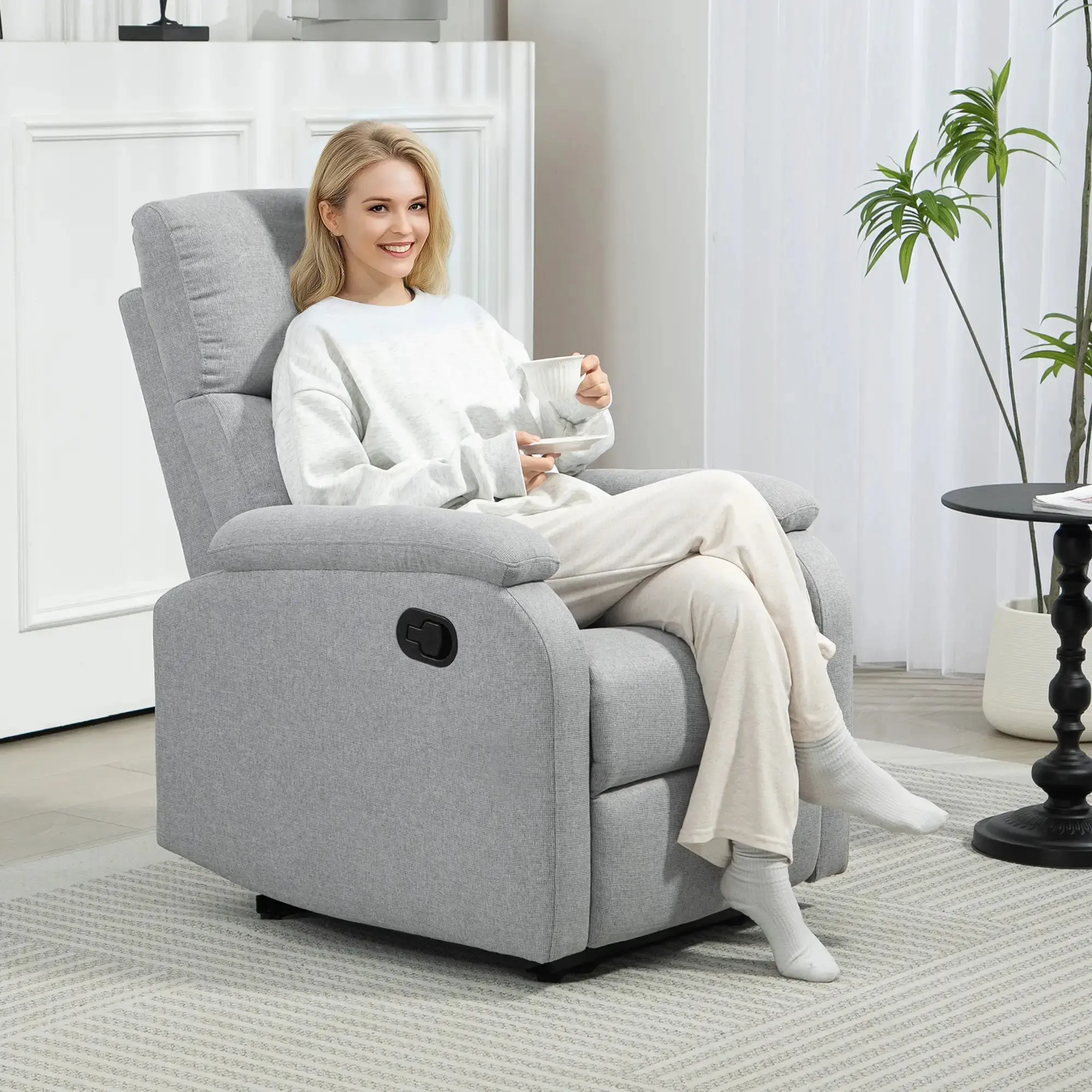 Fotoliu-recliner Homcom 83B-256V00GY (Grey) - 7