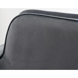 Кресло с пуфом Homcom 839-854V80CG 73x77x98 cm (Dark Grey/Black) Thumb