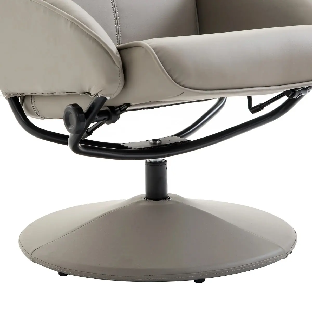 Fotoliu cu taburet Homcom 833-360 (Grey) - 5