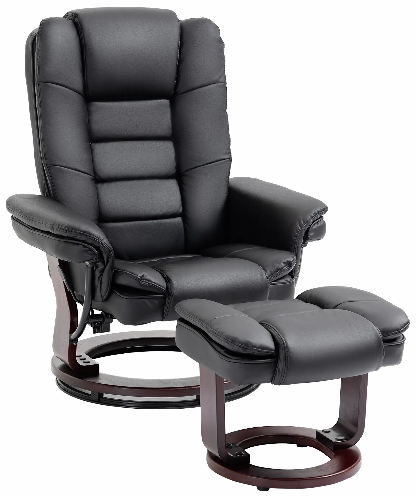 Кресло с табуретом Homcom 839-165BK (Black) - 2