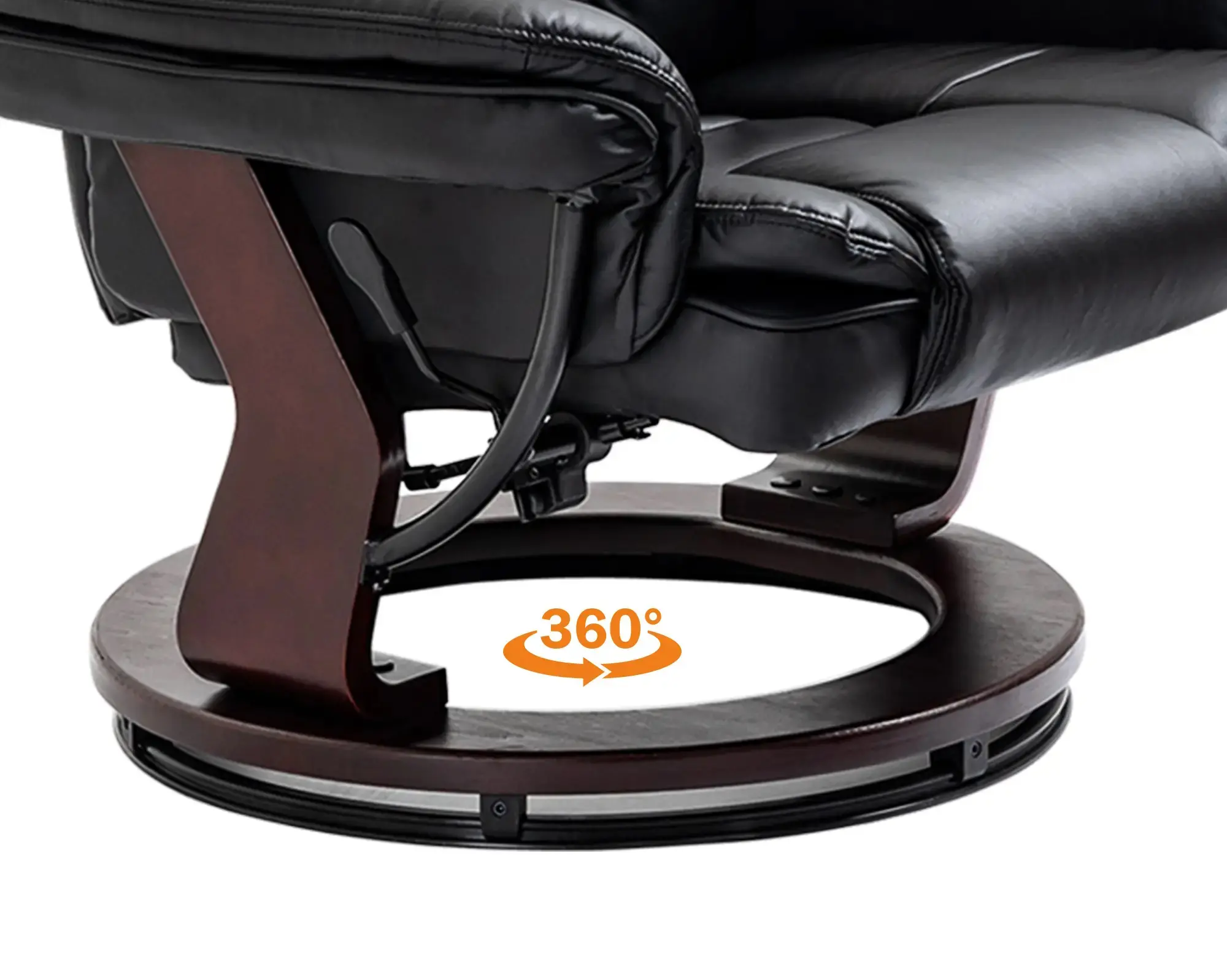 Кресло с табуретом Homcom 839-165BK (Black) - 3