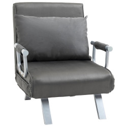 Fotoliu extensibil Homcom 833-040 (Dark Grey) Thumb