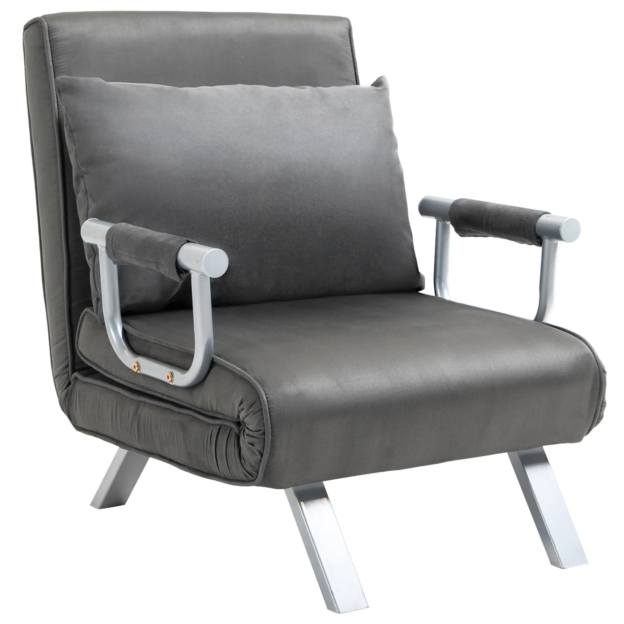 Fotoliu extensibil Homcom 833-040 (Dark Grey) - 3