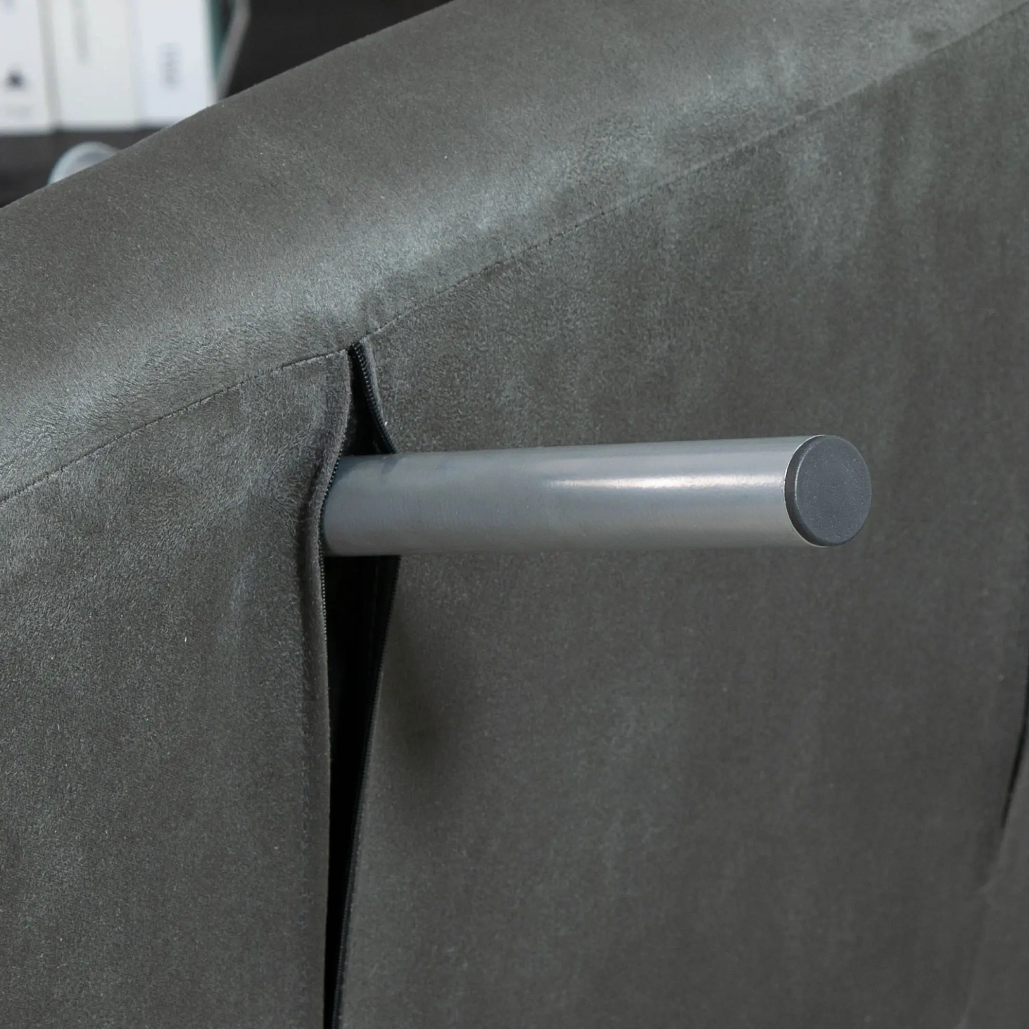 Fotoliu extensibil Homcom 833-040 (Dark Grey) - 9