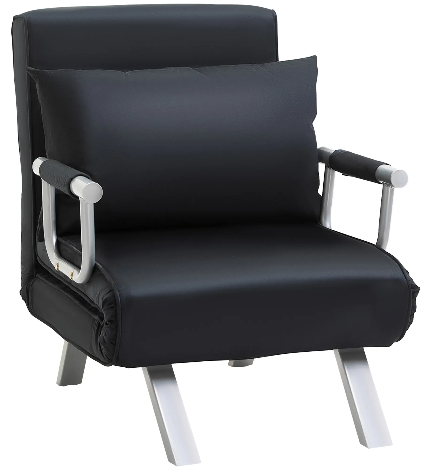 Fotoliu extensibil Homcom 833-487BK (Black) - 2