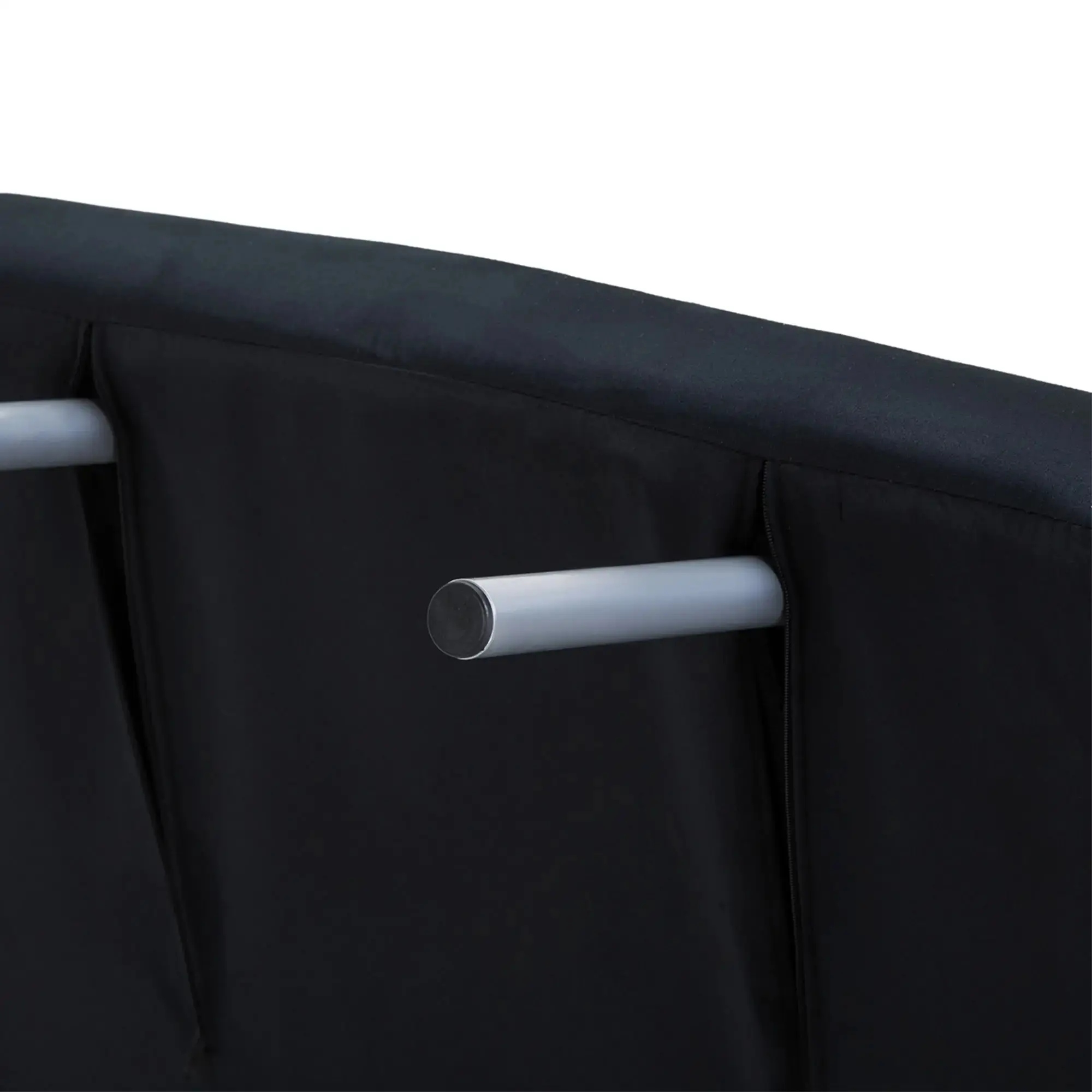 Fotoliu extensibil Homcom 833-487BK (Black) - 4