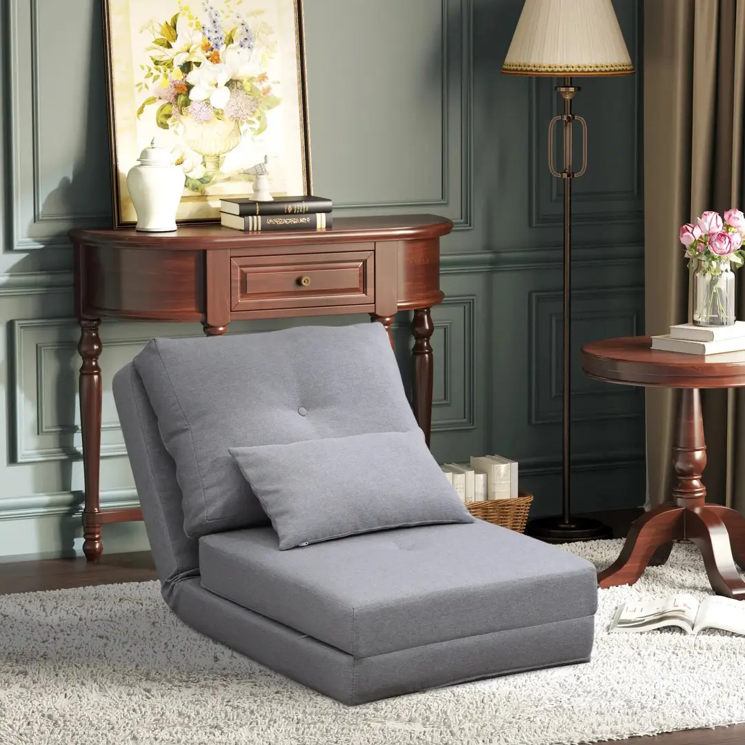 Fotoliu extensibil Homcom 833-965V80GY (Grey)