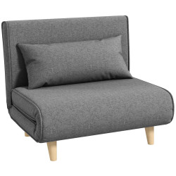 Fotoliu extensibil Homcom 839-023 (Grey) Thumb