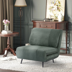 Fotoliu extensibil Homcom 839-463V00DG (Dark Green) Thumb