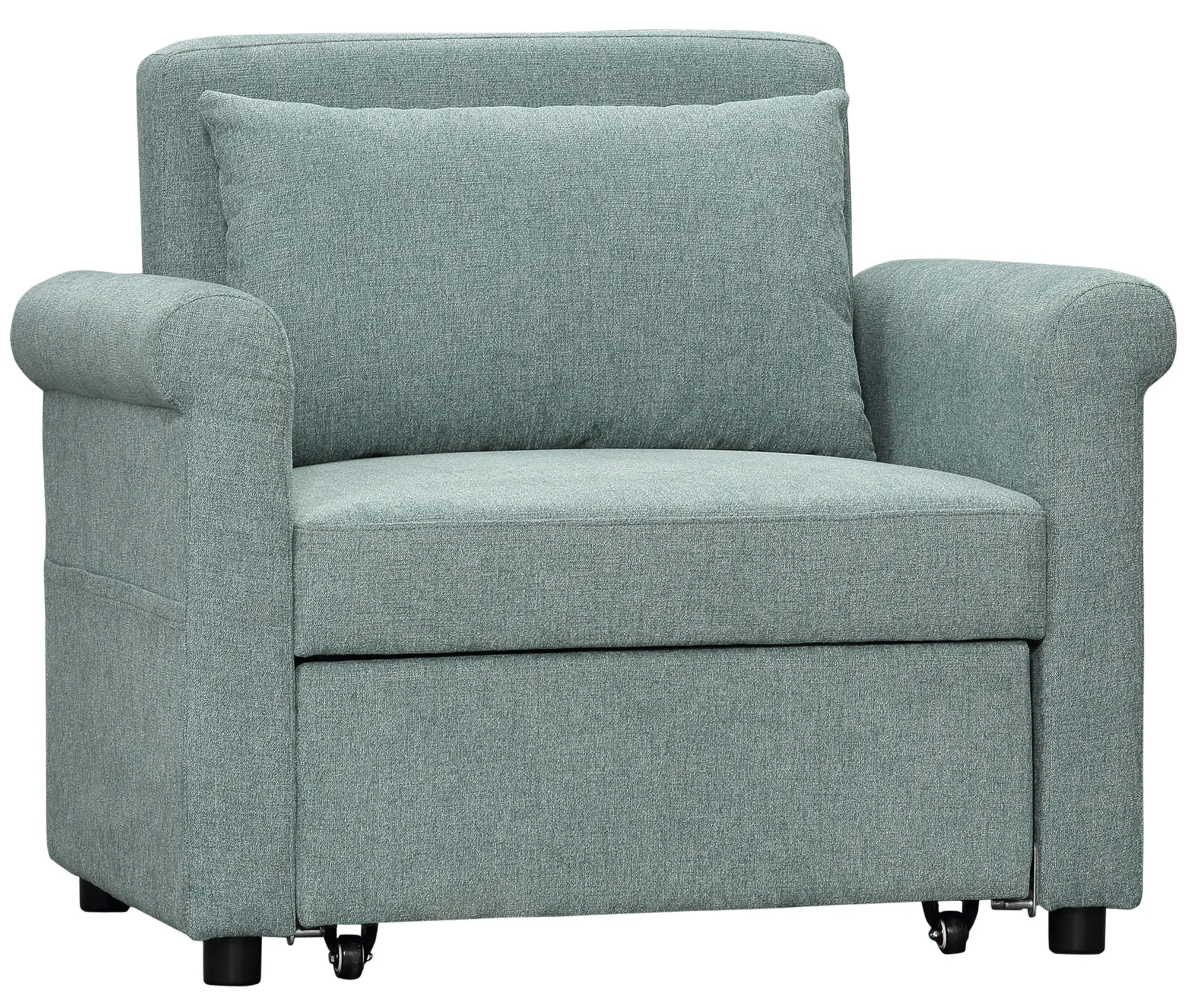 Fotoliu extensibil Homcom 839-477V00GN (Green) - 2