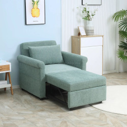 Fotoliu extensibil Homcom 839-477V00GN (Green)