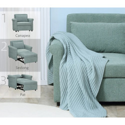 Fotoliu extensibil Homcom 839-477V00GN (Green) Thumb