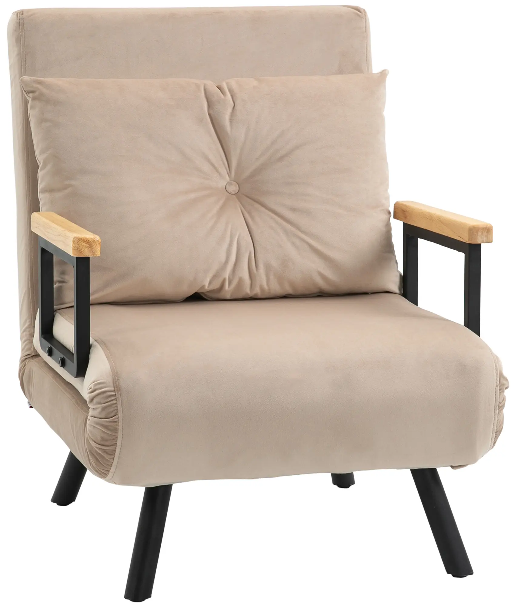 Раскладное кресло Homcom 839-834V00BG (Beige) - 2