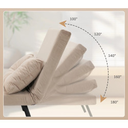 Раскладное кресло Homcom 839-834V00BG (Beige) Thumb