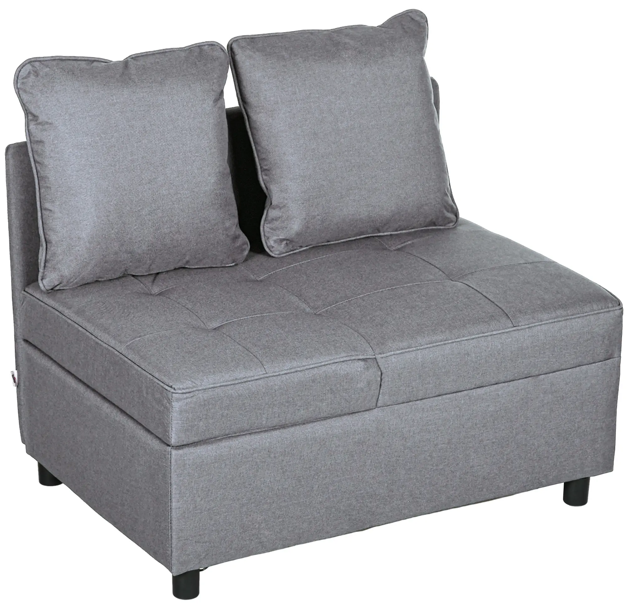 Fotoliu extensibil Homcom 839-859V01CG (Dark Grey) - 2